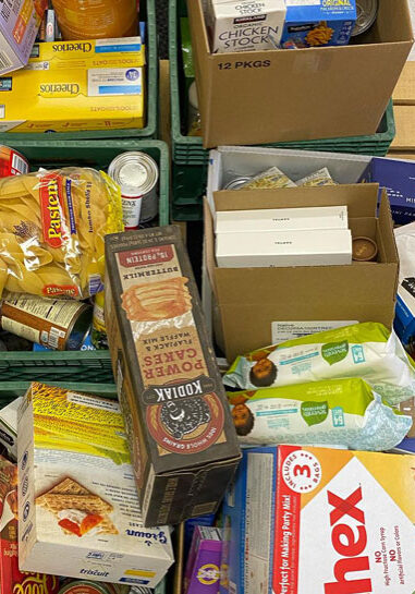 Donations to the Waterbury Common Market, the local food shelf